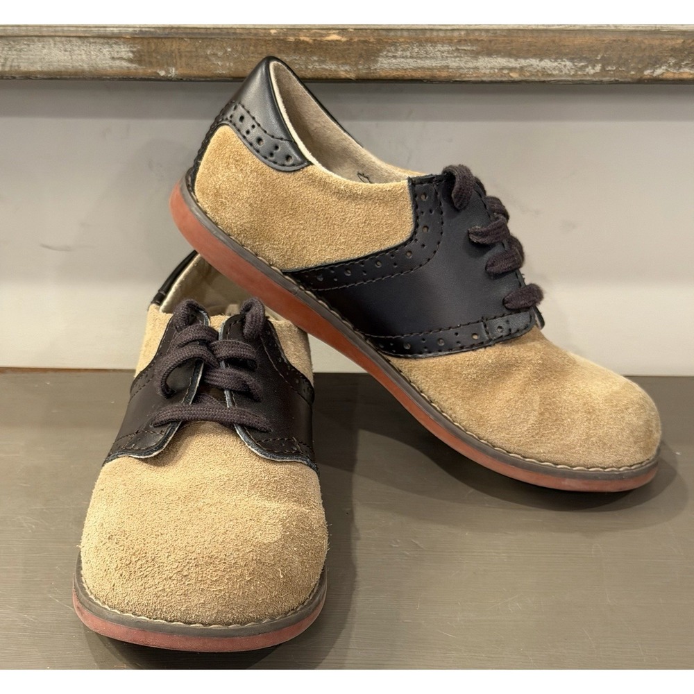 Footmates Dirty Buck/Brown Suede Shoe Size 12M